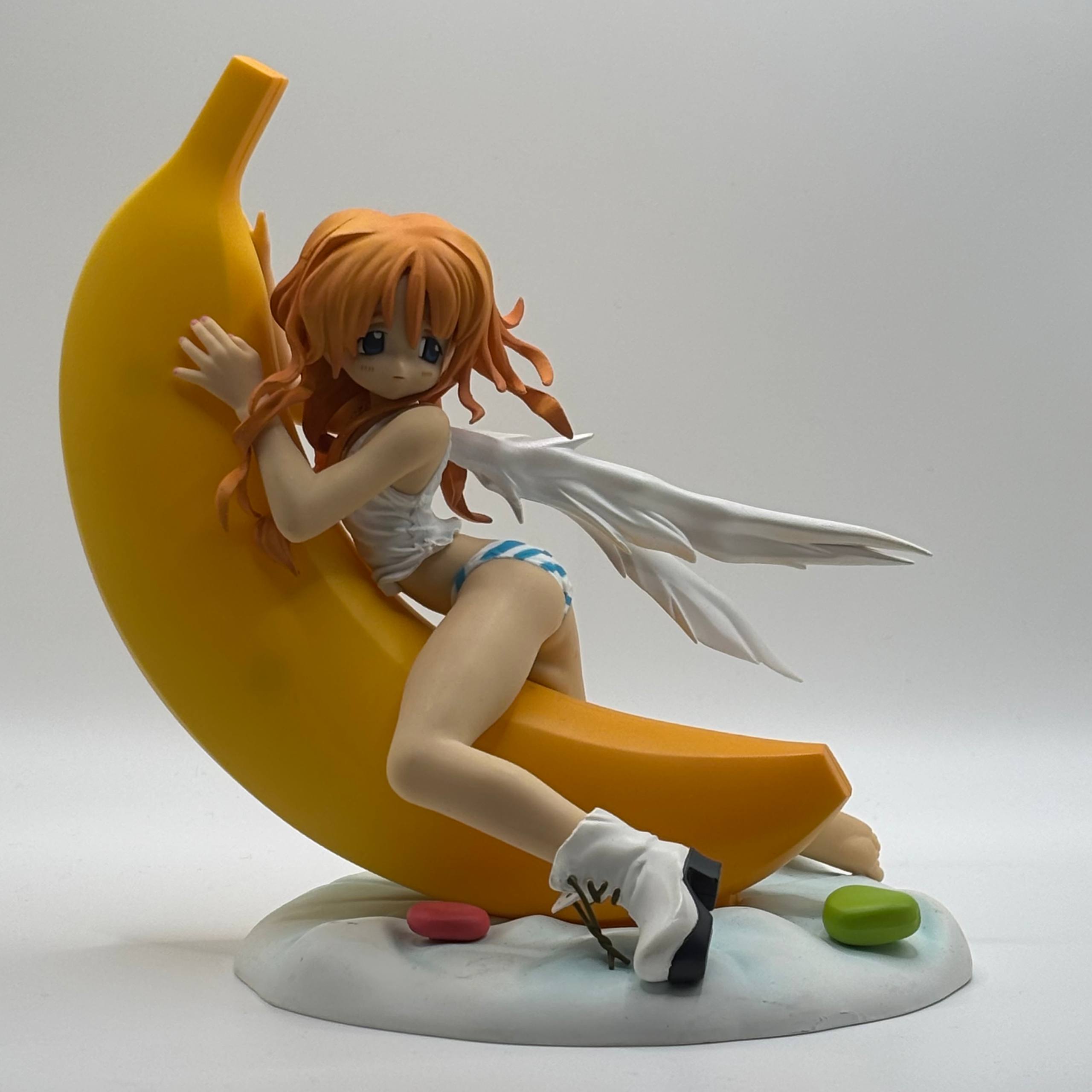 Banana is a Snack? White Canvas Series — Winged Girl figure, White Canvas Series
