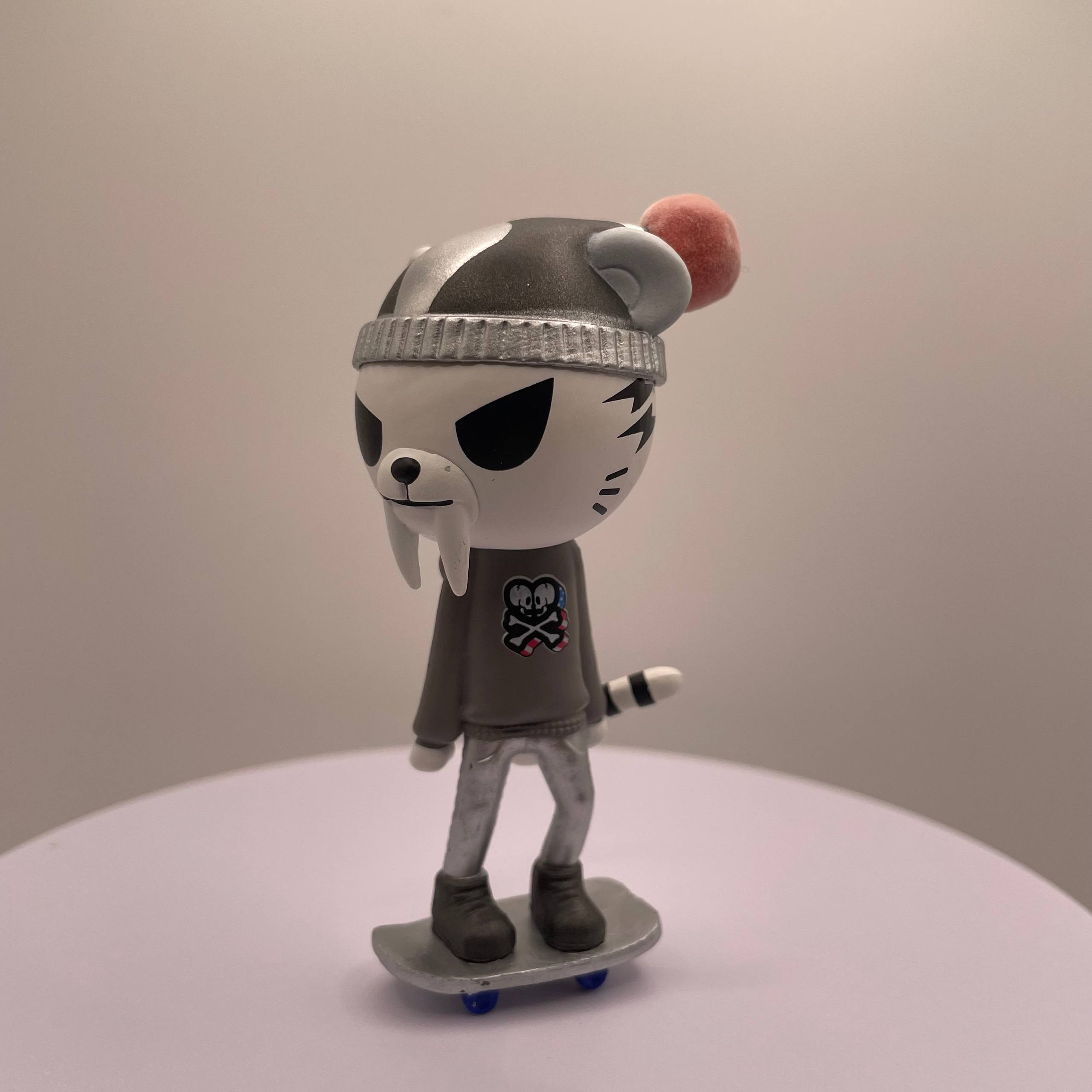 Tokidoki Tiger SK8TR Vinyl Figure — SK8TR figure, Tokidoki Tiger Nation Mini Series